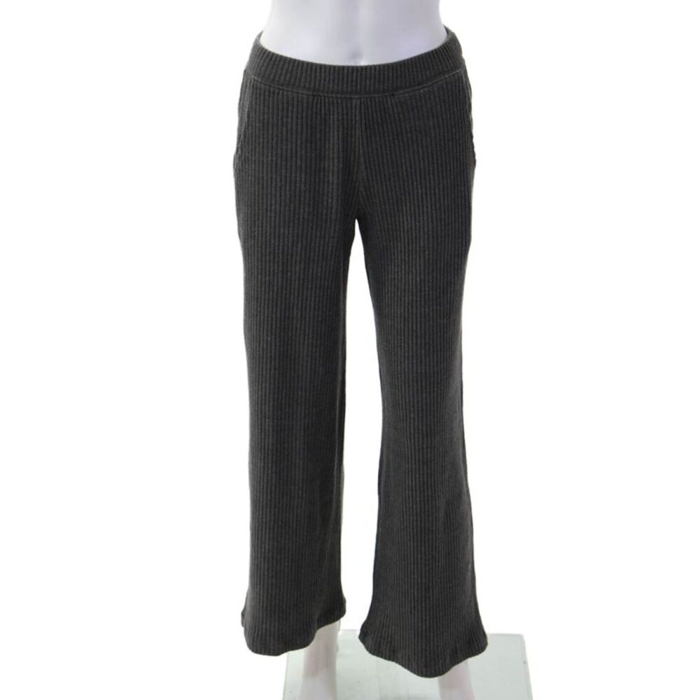 Velvet Womens Dark Gray Striped Sweatpants 90s Size XS